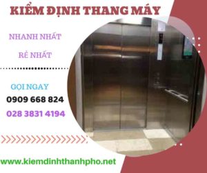 Hình ảnh kiểm định thang máy