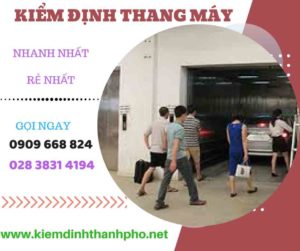 Hình ảnh kiểm định thang máy