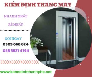 Hình ảnh kiểm định thang máy