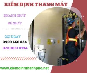 Hình ảnh kiểm định thang máy