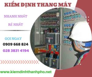 Hình ảnh kiểm định thang máyHình ảnh kiểm định thang máy