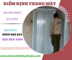 Hình ảnh kiểm định thang máy