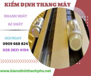 Hình ảnh kiểm định thang máy