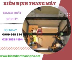 Hình ảnh kiểm định thang máy