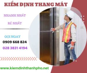 Hình ảnh kiểm định thang máy