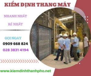 Hình ảnh kiểm định thang máy