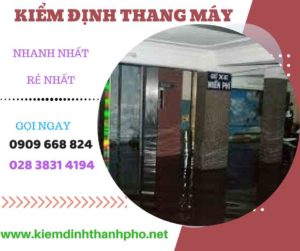 Hình ảnh kiểm định thang máy