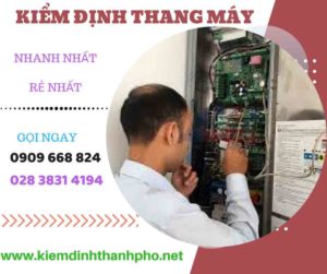 Hình ảnh kiểm định thang máy