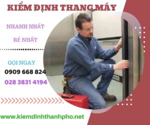 Hình ảnh kiểm định thang máy