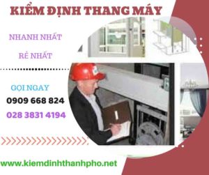 Hình ảnh kiểm định thang máy