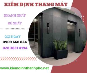 Hình ảnh kiểm định thang máy