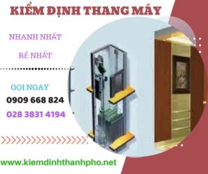 Hình ảnh kiểm định thang máy