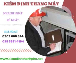 Hình ảnh kiểm định thang máy