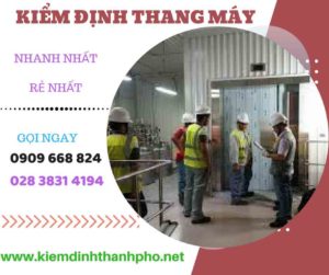 Hình ảnh kiểm định thang máy