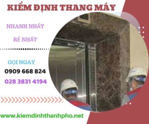 Hình ảnh kiểm định thang máy