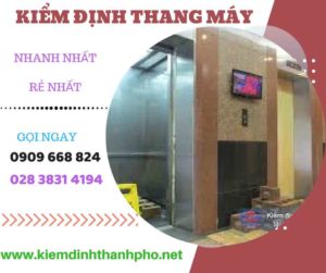 Hình ảnh kiểm định thang máy