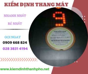 Hình ảnh kiểm định thang máy