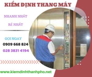 Hình ảnh kiểm định thang máy