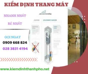 Hình ảnh kiểm định thang máy