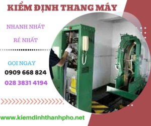 Hình ảnh kiểm định thang máy