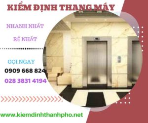 Hình ảnh kiểm định thang máy