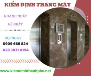 Hình ảnh kiểm định thang máy