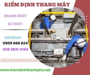 Hình ảnh kiểm định thang máy