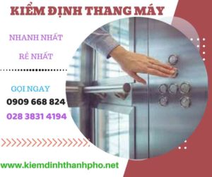 Hình ảnh kiểm định thang máy