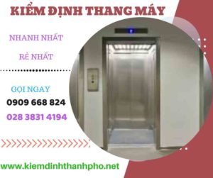 Hình ảnh kiểm định thang máy