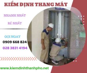 Hình ảnh kiểm định thang máy