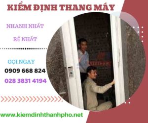 Hình ảnh kiểm định thang máy