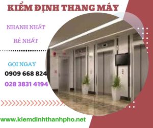 Hình ảnh kiểm định thang máy