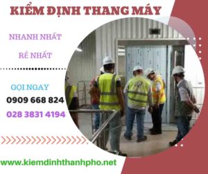 Hình ảnh kiểm định thang máy