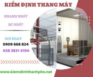 Hình ảnh kiểm định thang máy