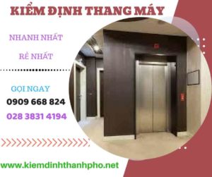 Hình ảnh kiểm định thang máy