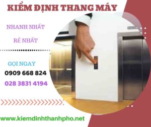 Hình ảnh kiểm định thang máy