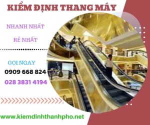 Hình ảnh kiểm định thang máy