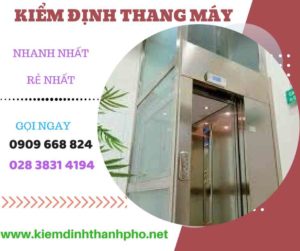 Hình ảnh kiểm định thang máy