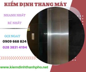 Hình ảnh kiểm định thang máy