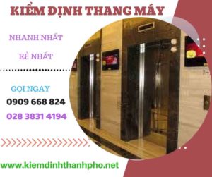 Hình ảnh kiểm định thang máy