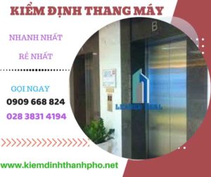 Hình ảnh kiểm định thang máy