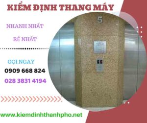 Hình ảnh kiểm định thang máy