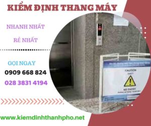 Hình ảnh kiểm định thang máy