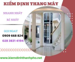 Hình ảnh kiểm định thang máy