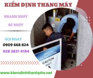 Hình ảnh kiểm định thang máy