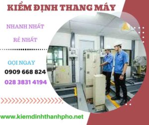 Hình ảnh kiểm định thang máy