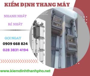 Hình ảnh kiểm định thang máy