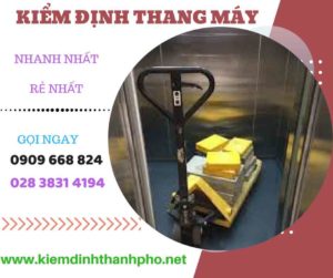 Hình ảnh kiểm định thang máy