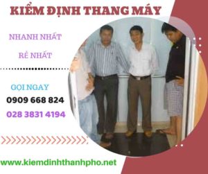 Hình ảnh kiểm định thang máy