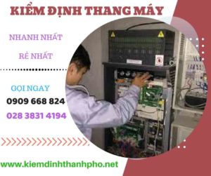 Hình ảnh kiểm định thang máy